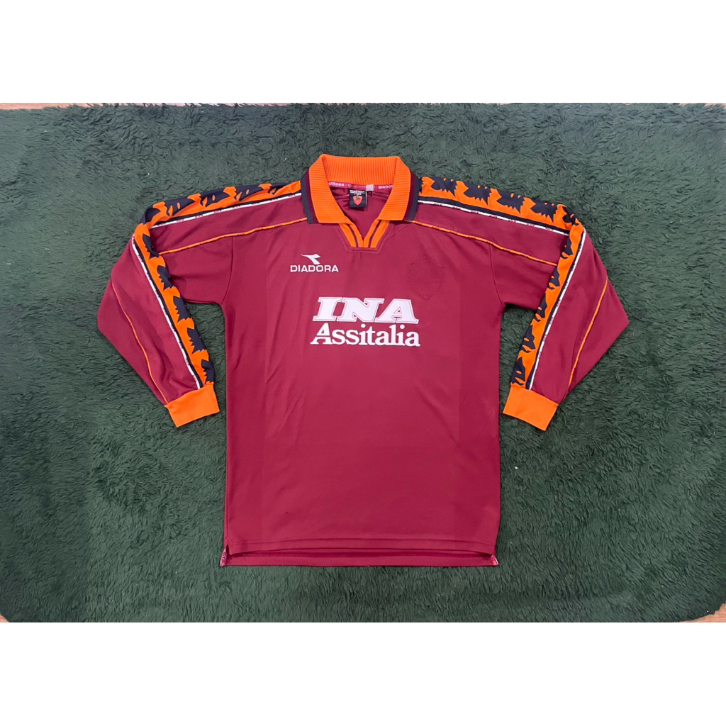 AS Roma 1998/1999 home LS original jersey