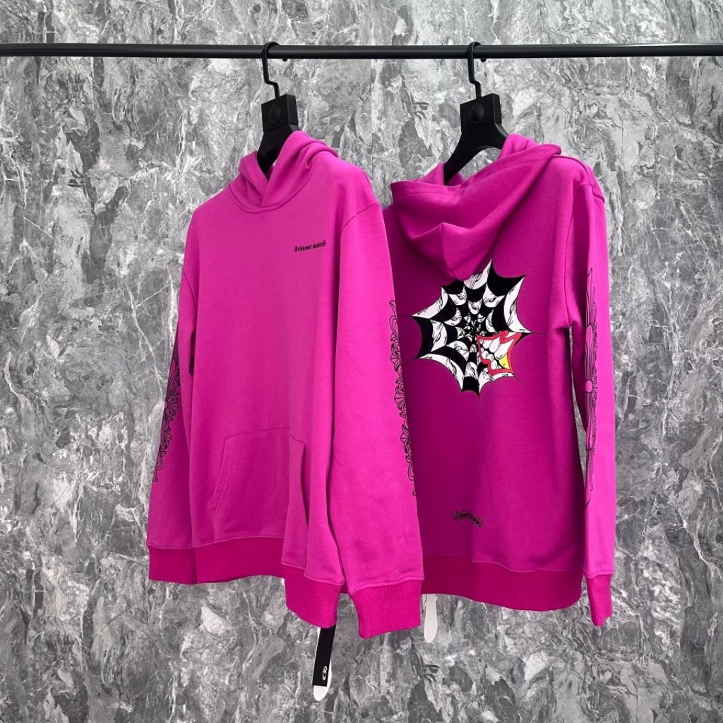 CH X MATTY BOY SPIDER WEB HOODIE PURPLE