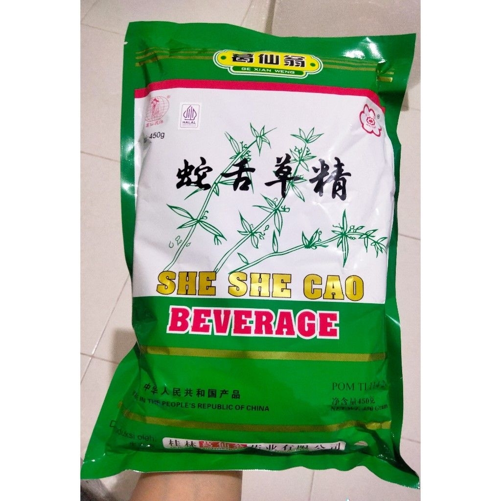 SHE SHE CAO BEVERAGE / LIANG TEH / OBAT HERBAL / PEREDA PANAS DALAM / OBAT CHINA