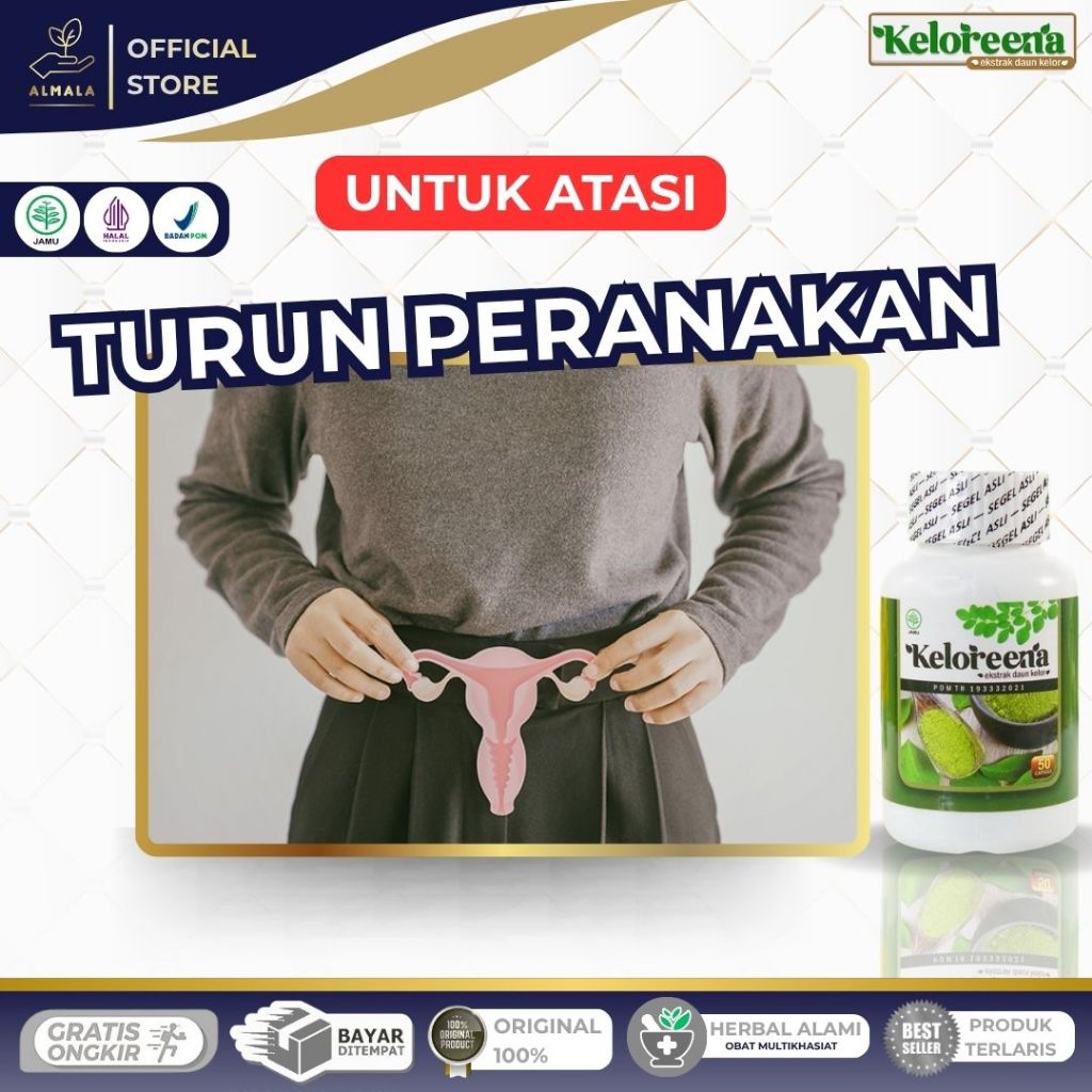 Obat Turun Peranakan, Peranakan Turun, Turun Berok Wanita, Rahim Turun, Prolaps Uterus, Menaikan Rah
