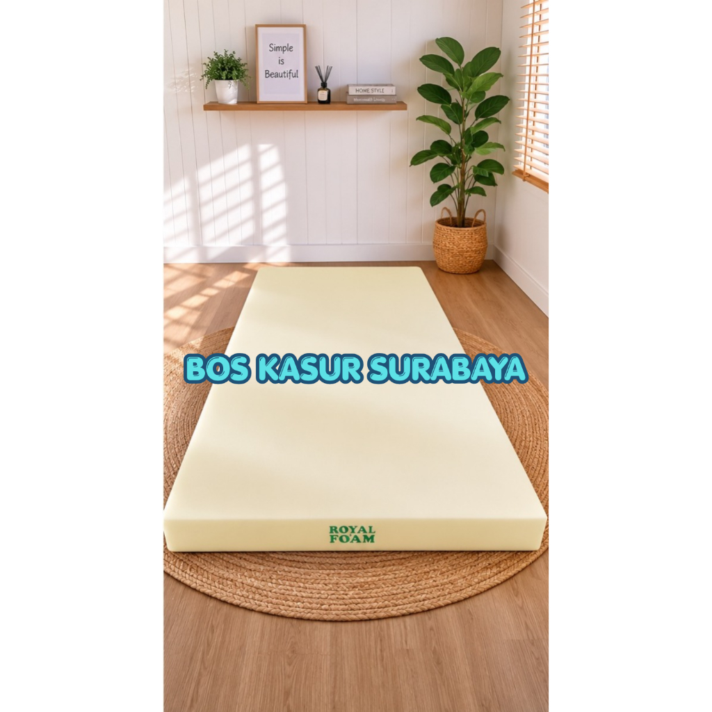 KASUR BUSA TEBAL 8 (BUSA SAJA) YELLOW ROYAL FOAM