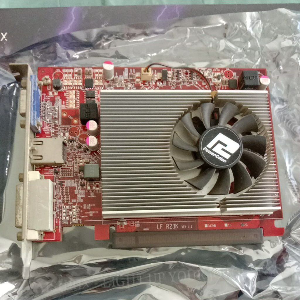 VGA CARD POWER COLOR AMD RADEON HD 5570 1GB DDR3 128BIT SECOND