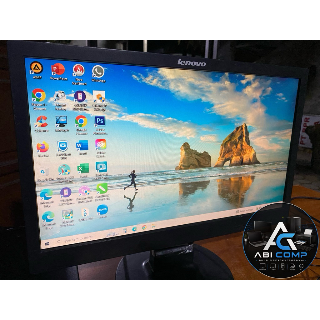 Monitor PC Komputer 24/22/20/19/18/16 inch Normal Bergaransi