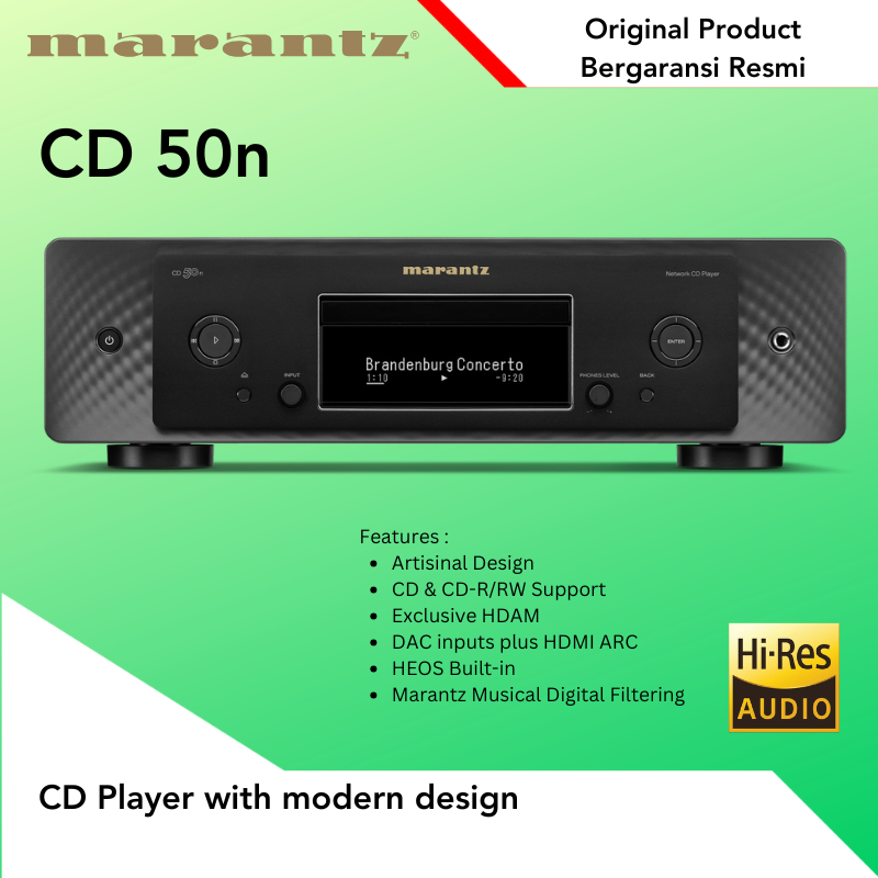 CD Player Marantz CD50n CD 50n CD-50n CD Player with Network Audio Player and HDMI Arc