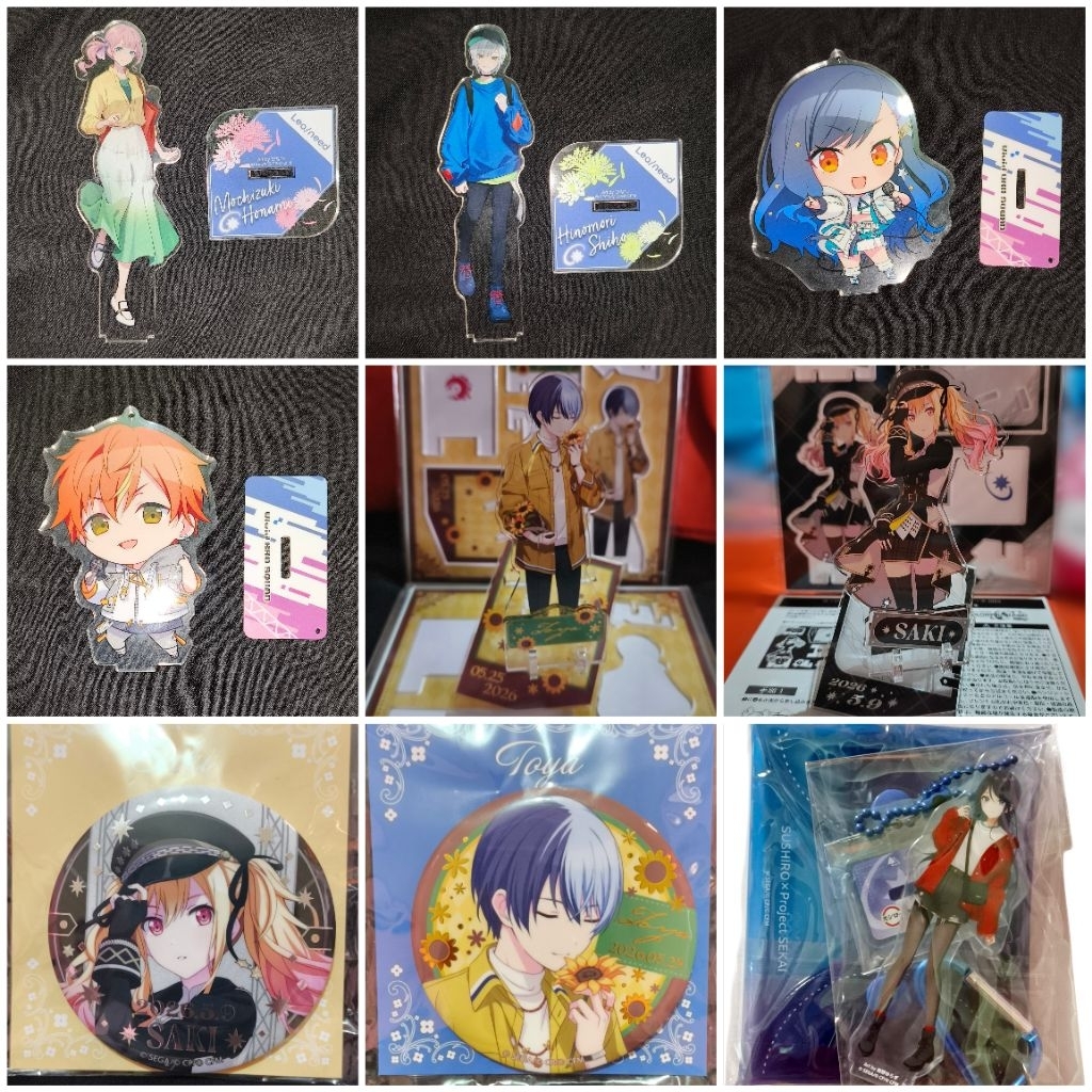 Project Sekai Various merch Standee Badge