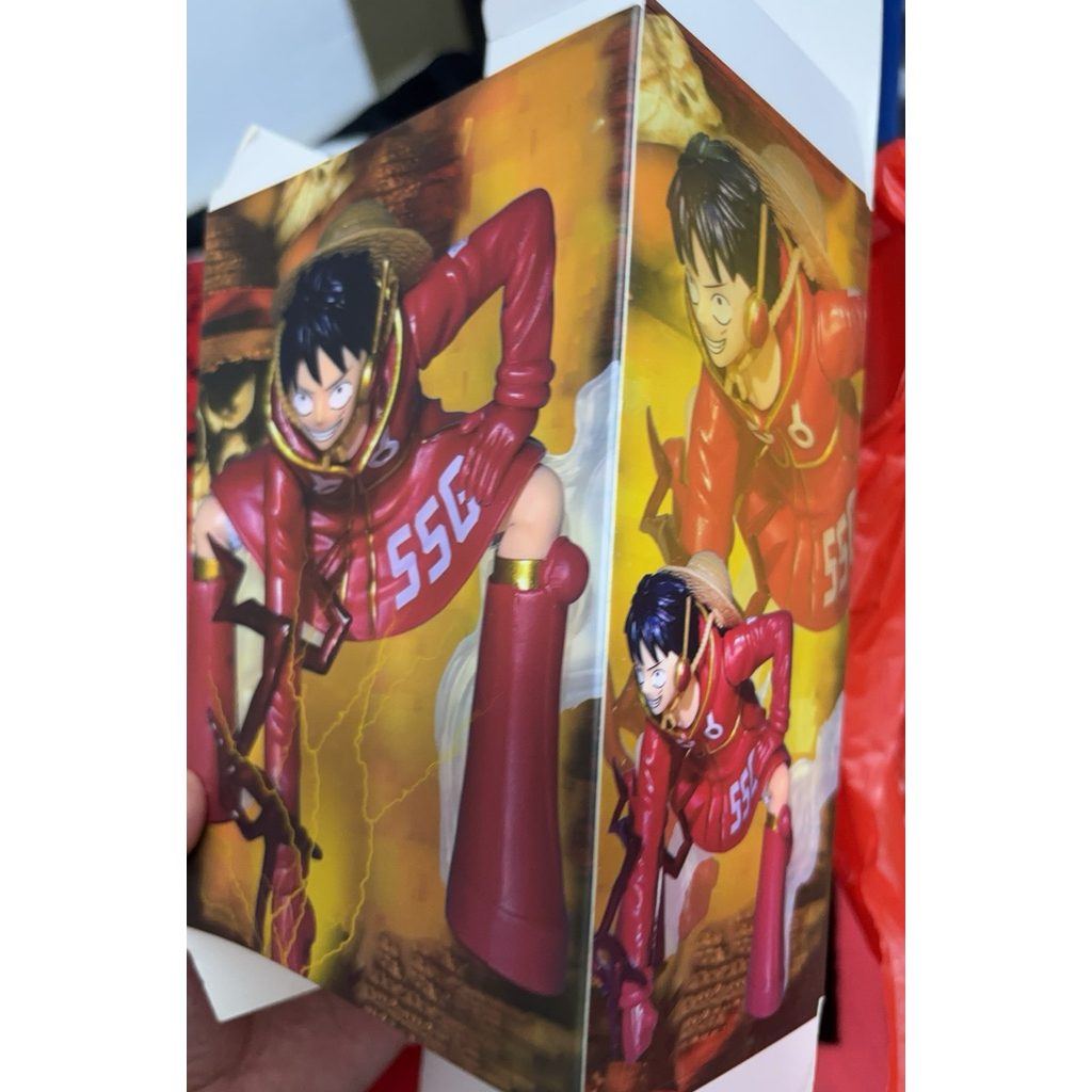 luffy baju merah aura