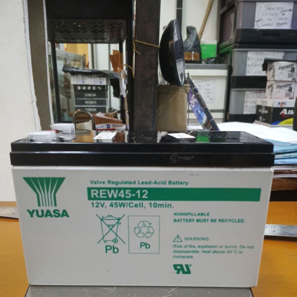 Baterai Aki Yuasa 12V 9 Ah 45 W original