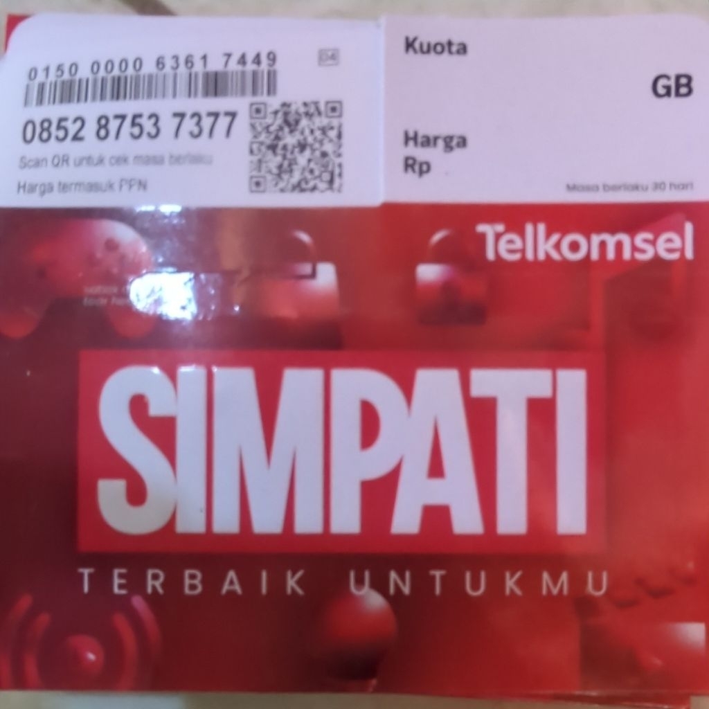 Perdana Telkomsel 3 GB exp 2027