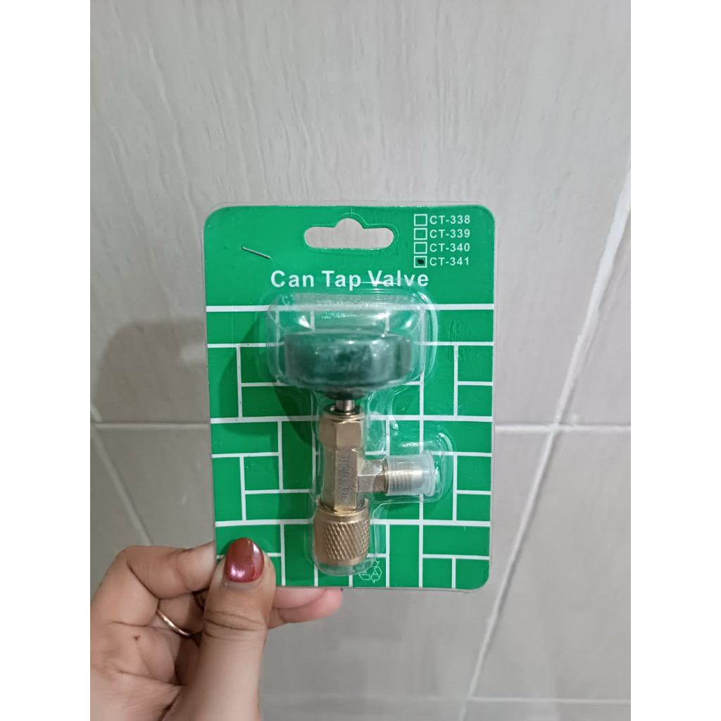 Can tape freon R134 CT-341/kran freon R134 340gr jincool CT-341