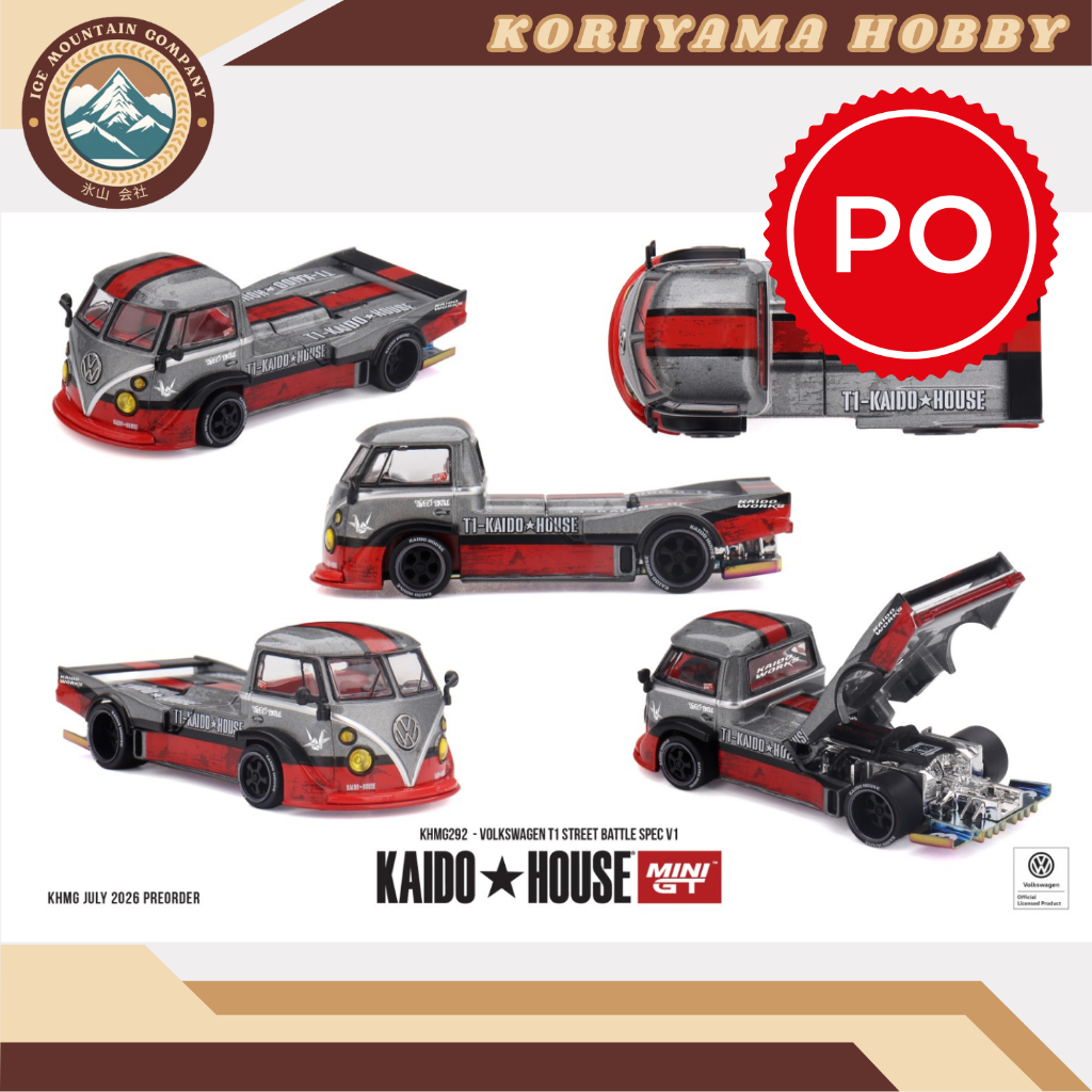 Mini GT Kaido House 292 Volkswagen T1  Street Battle Spec V1 MiniGT