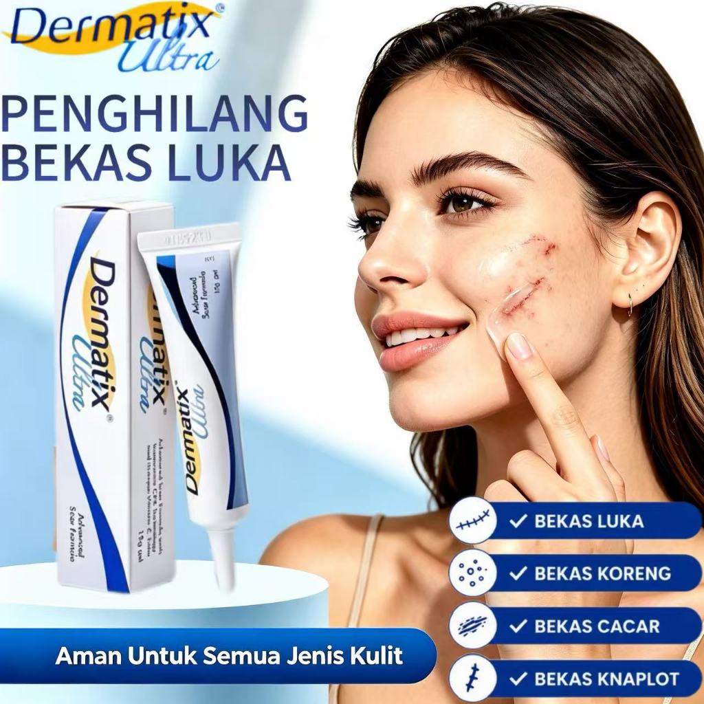 [100%ORI & EXP2028] ﻿ ﻿Dermatix Ultra Scar Removal Cream 15gr / Treat Surgical Scars Effectively / P