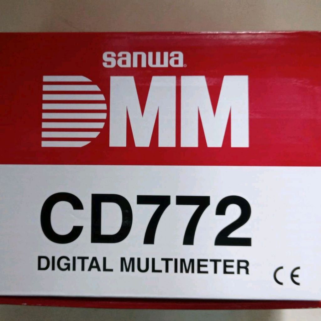 Multimeter Digital CD772 SANWA[Avometer digital CD772 Original SANWA]