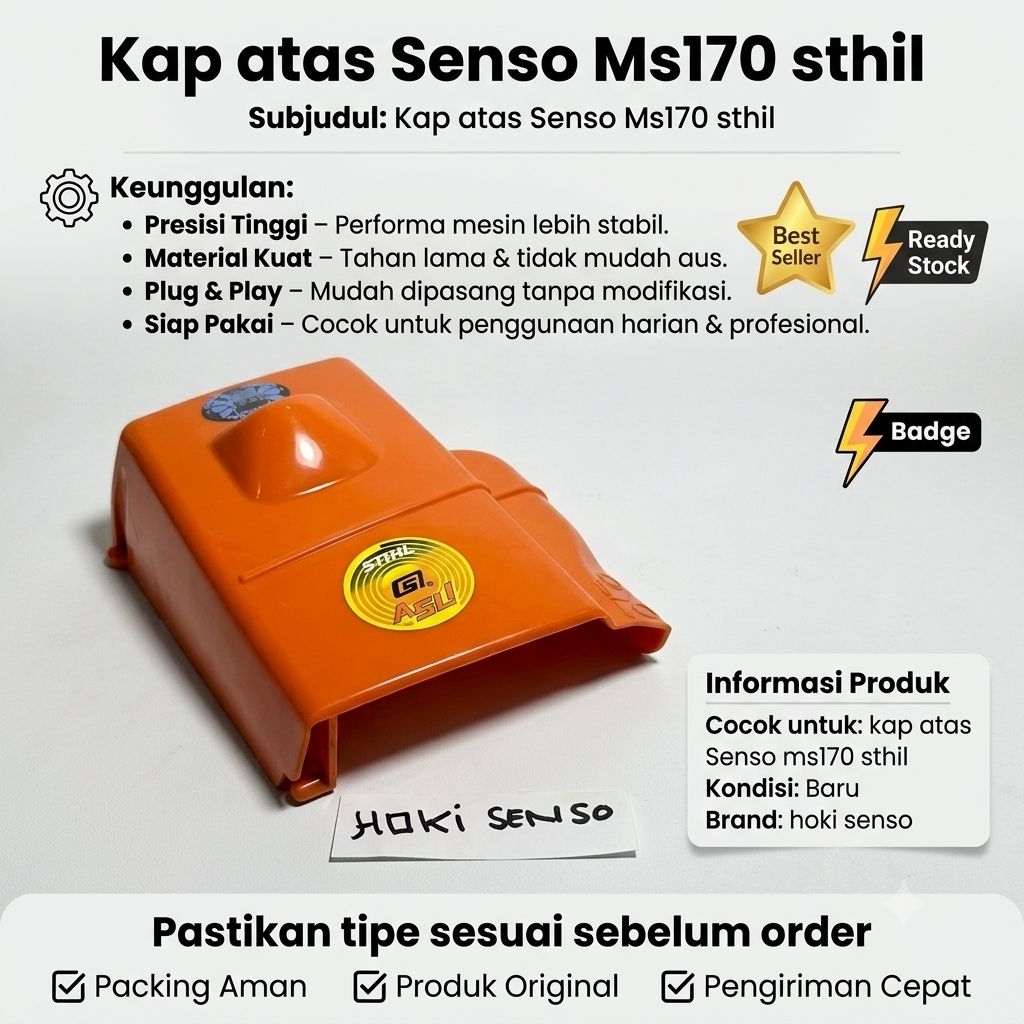 kap atas Senso ms 170 sthil