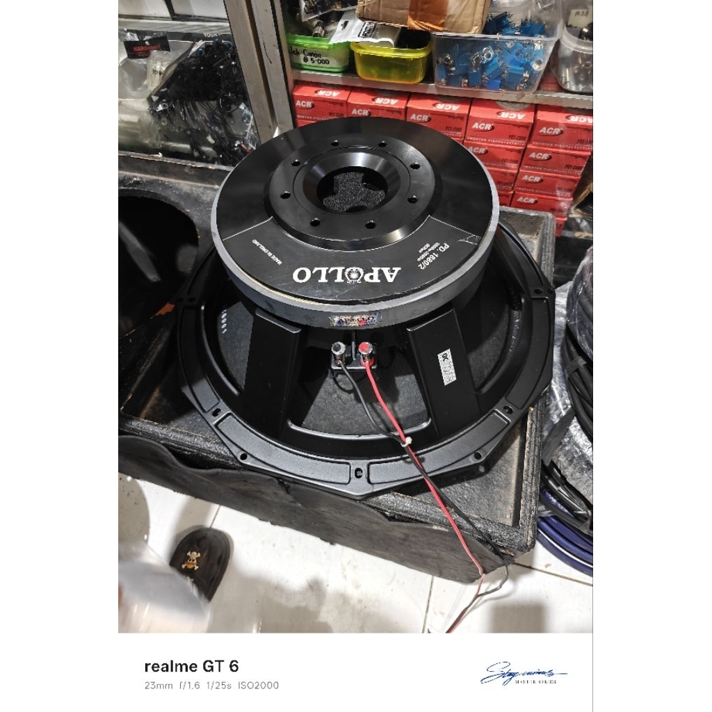 Komponen Speaker / 18 Inch / Apollo PD1880/2 Grade A / VC 5 IN / APL PD 1880/2 PD1880-2 PD 1880-2 / 