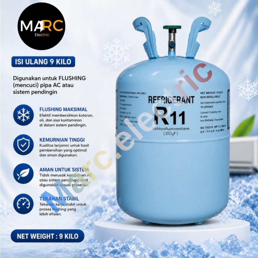 Refill R11/R 11 flushing isi 9 kg