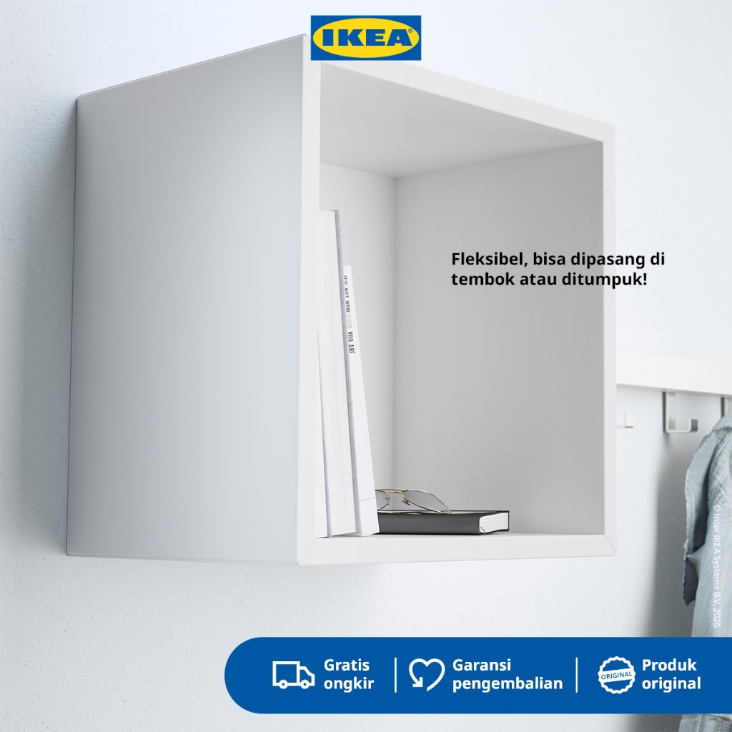 IKEA EKET Rak Dinding Kotak Minimalis Datar