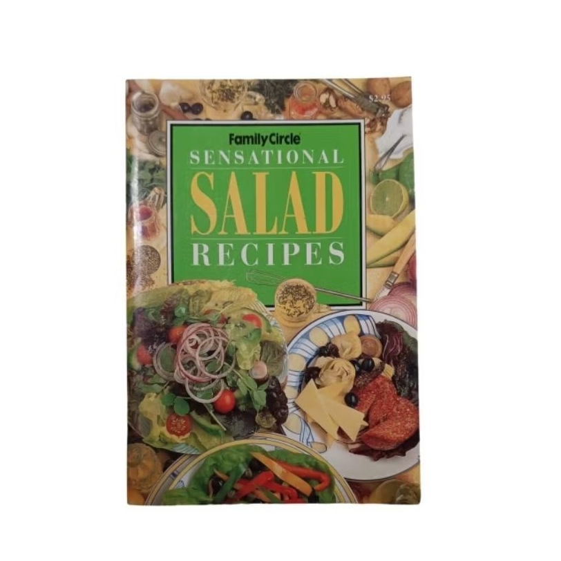 family guide sensational salad recipes book vintage
