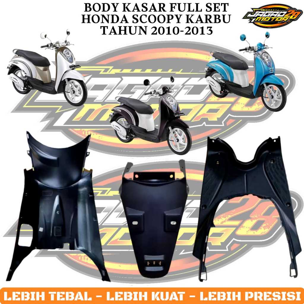 Body Motor Honda Scoopy Karbu 2010 - 2013 PNP BODY KASAR HONDA SCOOPY LAMA 2010 2011 2012 2013 20BOD