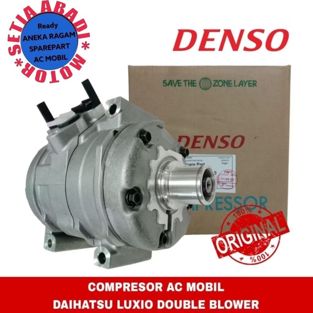 compresor kompresor AC mobil original Denso DAIHATSU LUXIO DOUBLE BLOWER