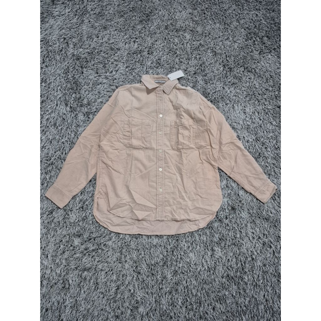 Corduroy kemeja peach (BAYFLOW)