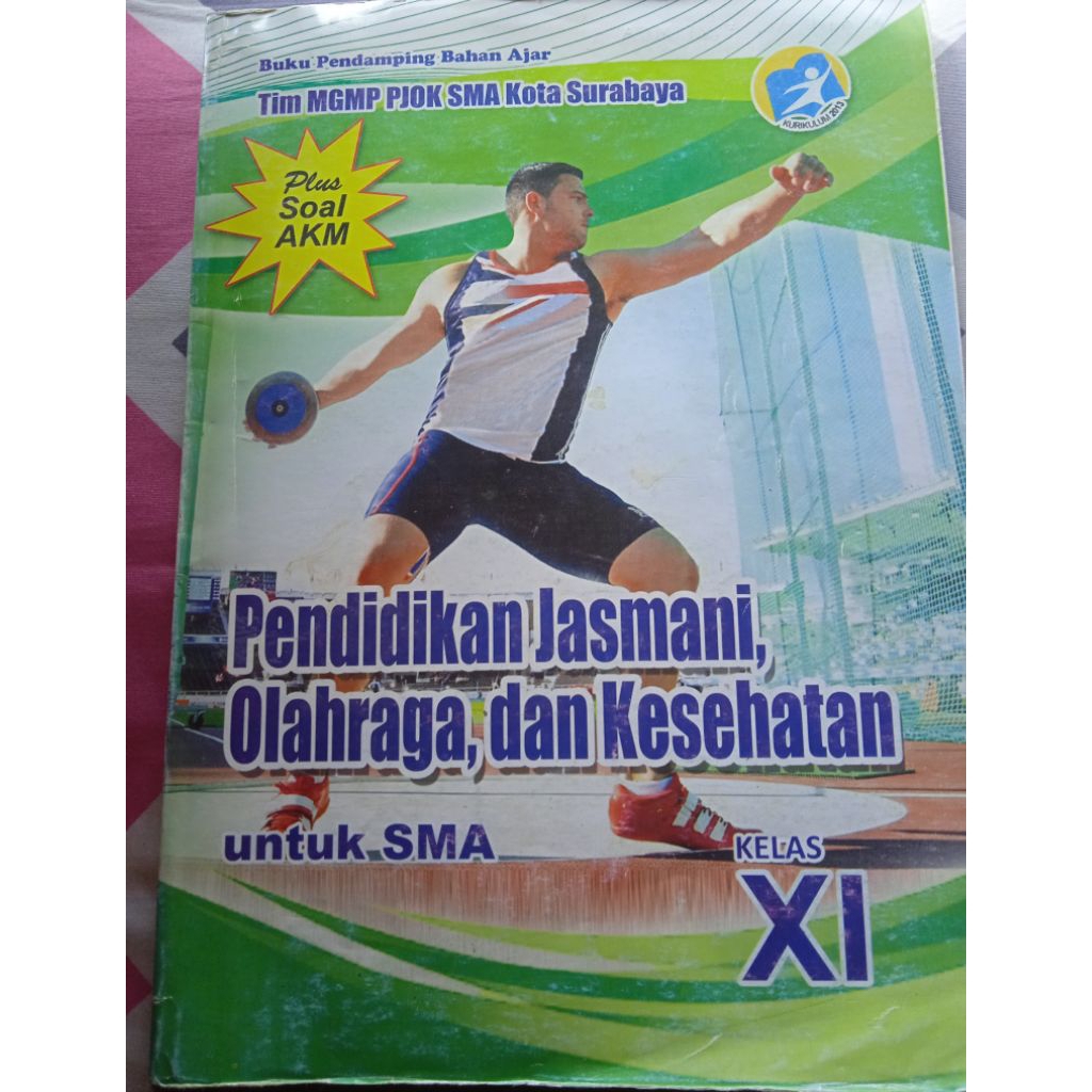 PRELOVED BUKU PJOK PENDIDIKAN JASMANI OLAHRAGA KELAS 11 SMA MGMP SURABAYA