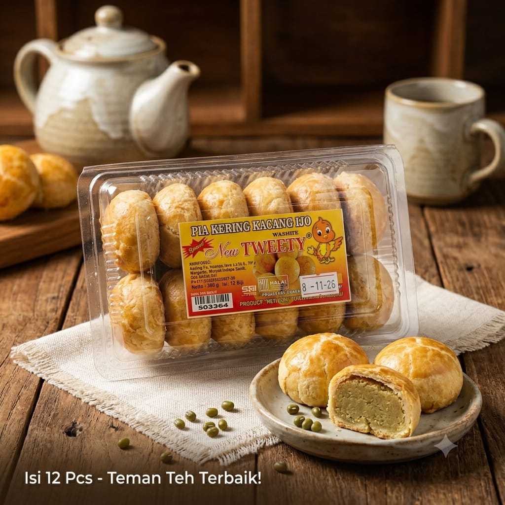Tweety Pia Kering Kacang Ijo isi 12