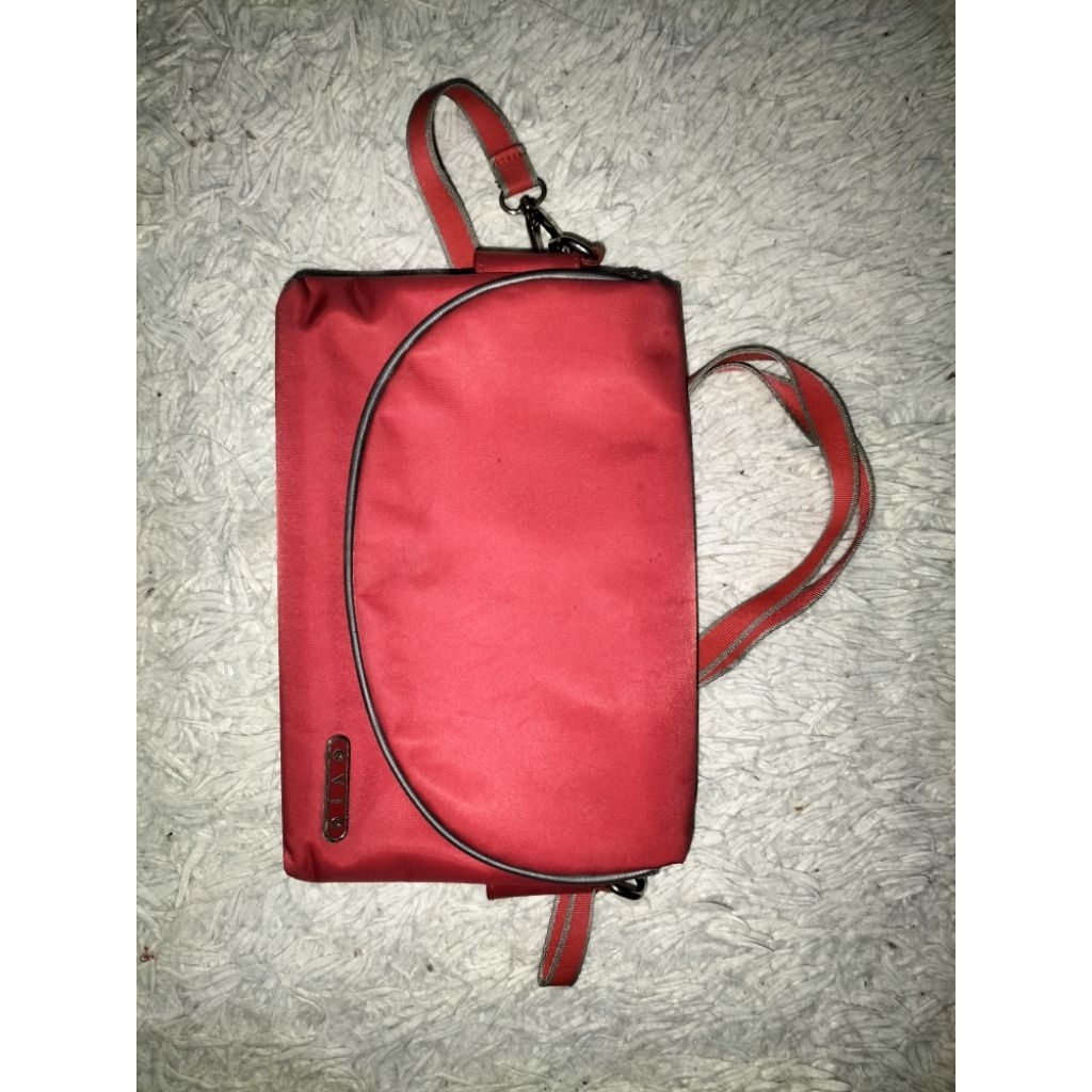 preloved tas waterproof ovio merah
