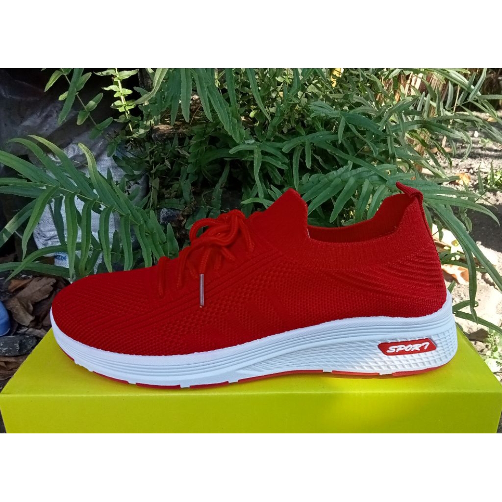 sepatu belbe/sepatu import rajut/sepatu slip on