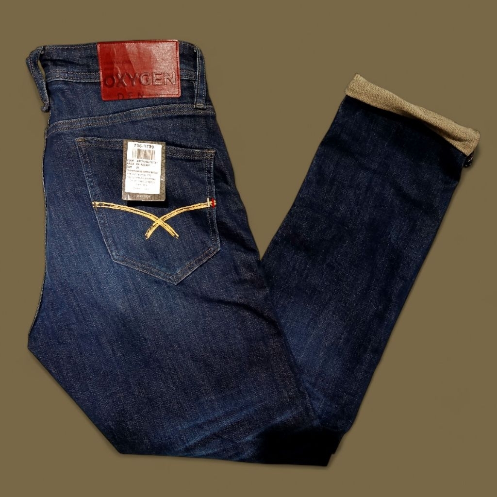 Celana Jeans Premium Oxygen Denim Slim Fit-Invade Series 706-0739