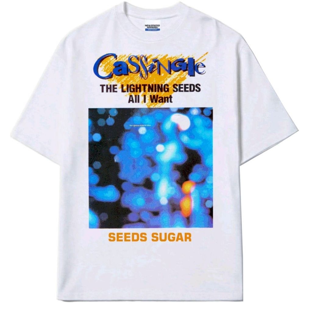 TSHIRT MUSIC KAOS BAND THE LIGHTNING SEEDS - SEEDS SUGAR