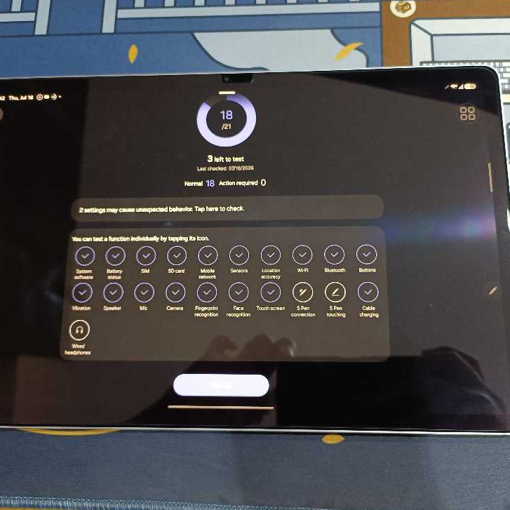 SAMSUNG GALAXY TAB S10+/S10 PLUS 5G 12/256 GB | FULLSET + Case Tab S7+ Spen tidak berfungsi,BODY MUL