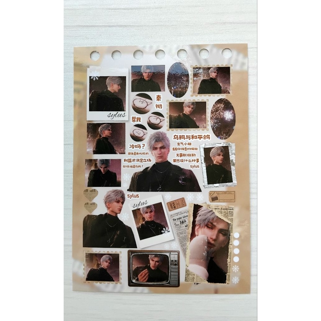 Sticker sylus love and deepspace / sylus love amd deepspace / sylus night plummer