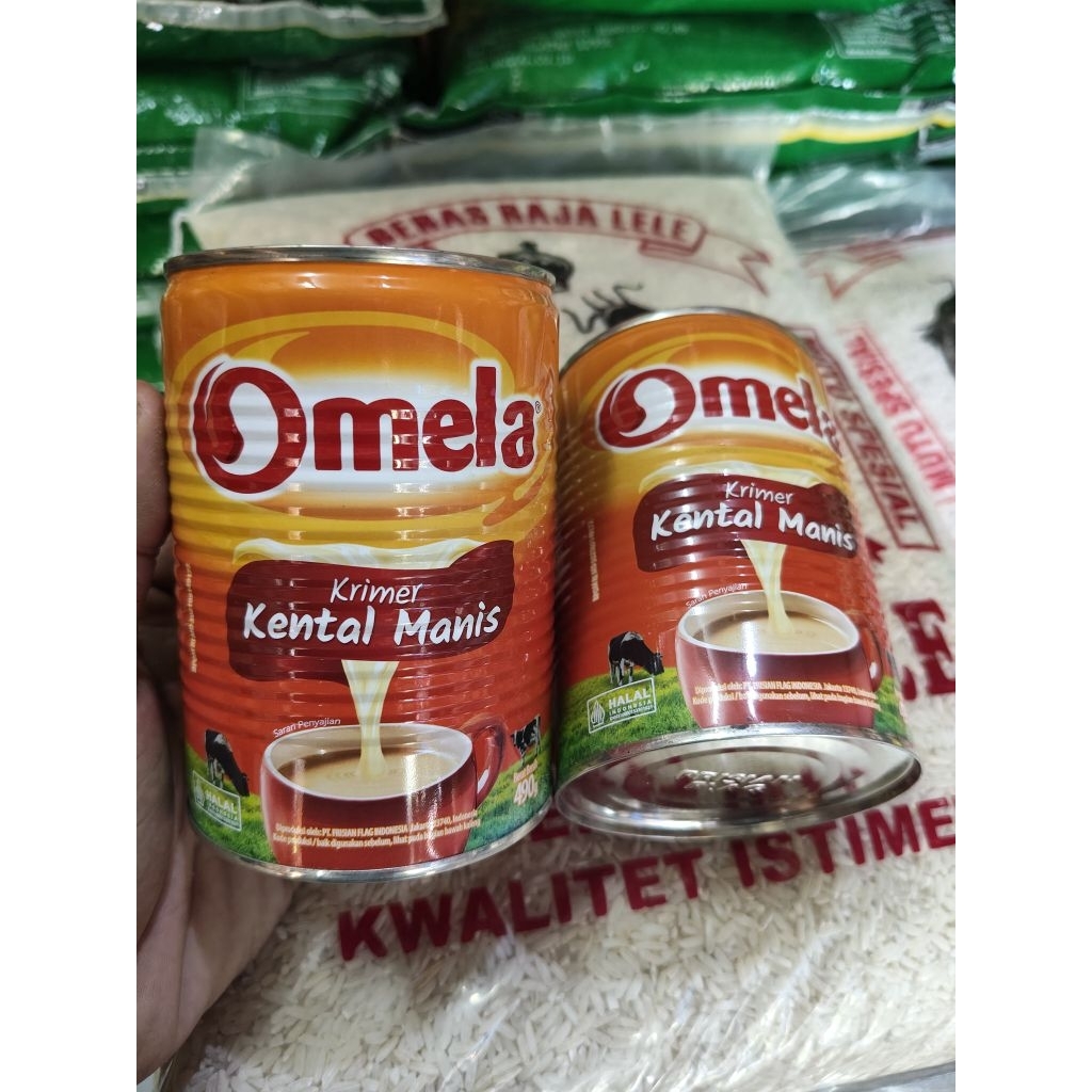 Susu omela kaleng besar isi 490gr