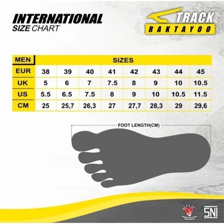 Sepatu safety track raktayo B002H