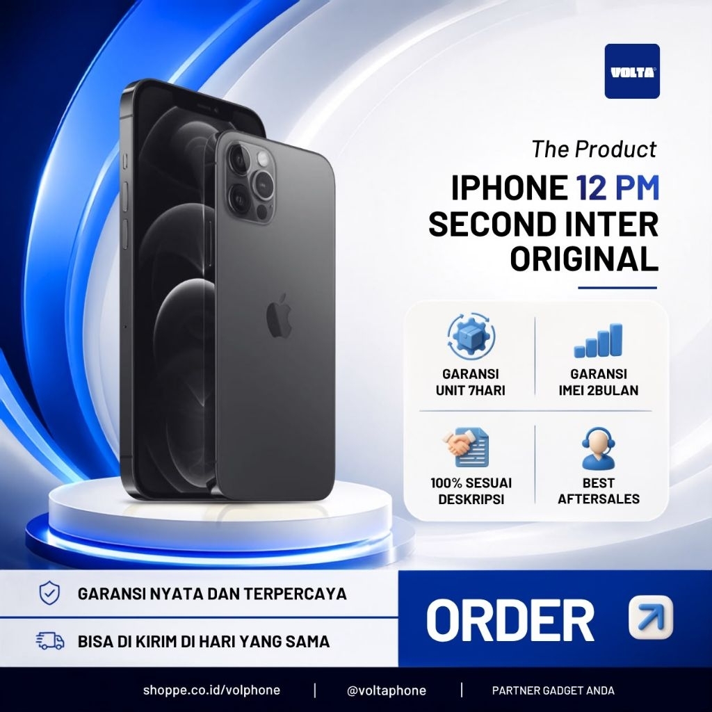 iPhone 12 Pro Max Second inter original 128GB/256GB