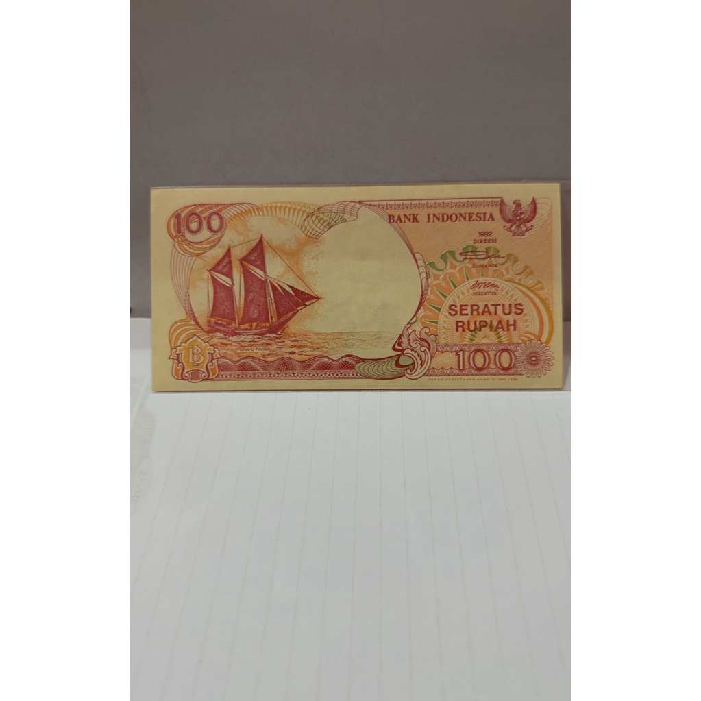 Uang 100 rupiah 1992
