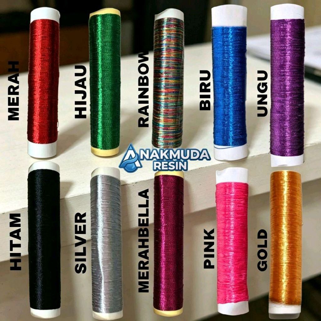 Benang Wrapping Joran 10 Meter - Pilihan Warna Menarik, Tahan Lama, Mudah Digunakan