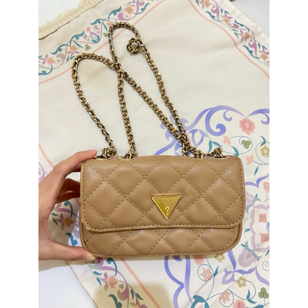 (Preloved) Guess Cessily Mini Bag Original Store (BACA DESK)