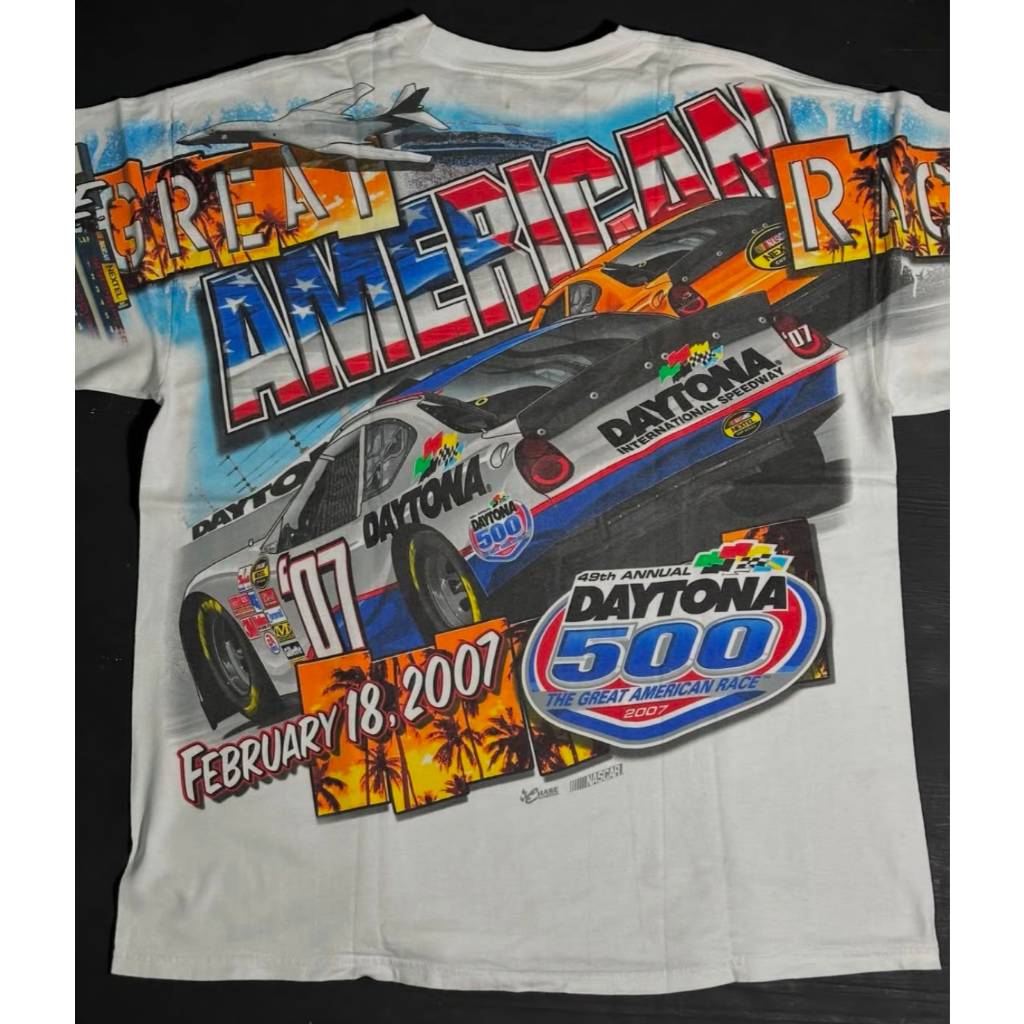 Kaos NASCAR Second Original Daytona 500 Vintage