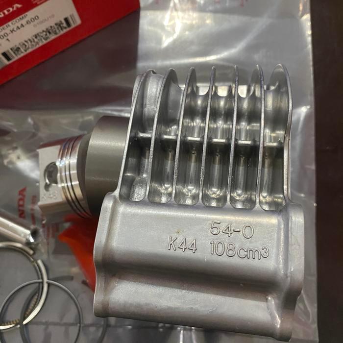 BLOK SEHER SET PISTON 54.5 LINER LUAR 57.5 RING 2015 2019 BEAT POP BEAT ESP SCOOPY ESP K44 VARIO 110