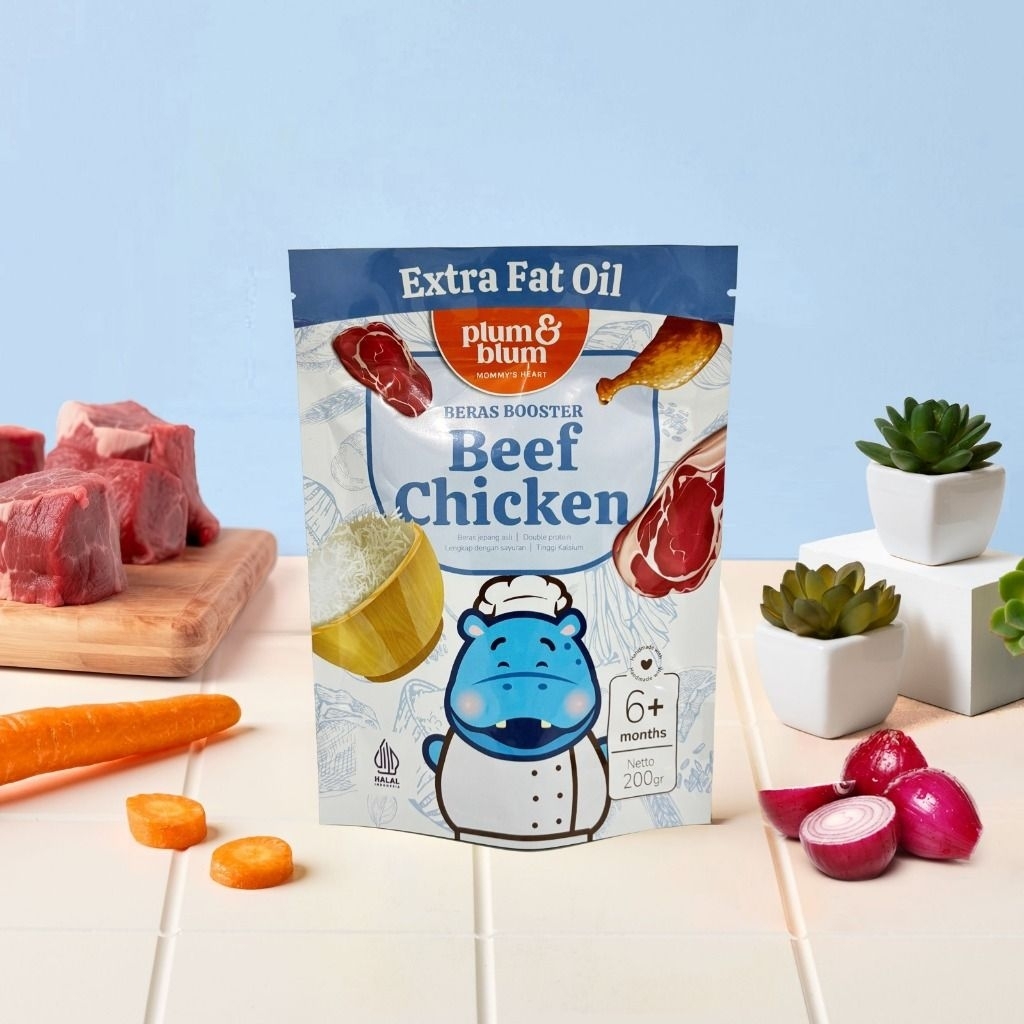 Plum & Blum Beras Mpasi Booster - Beef Teriyaki