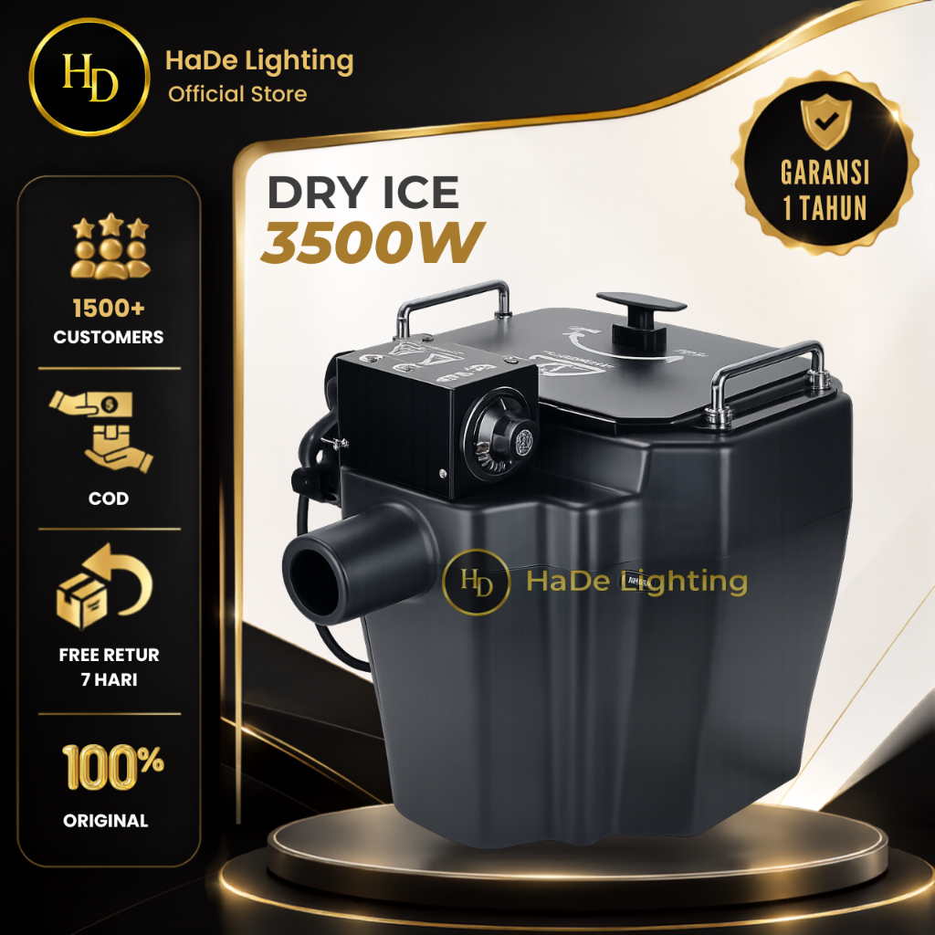 Mesin Dry Ice 3500 Watt Hardcase - Mesin Asap Panggung Dry Ice Asap Wedding