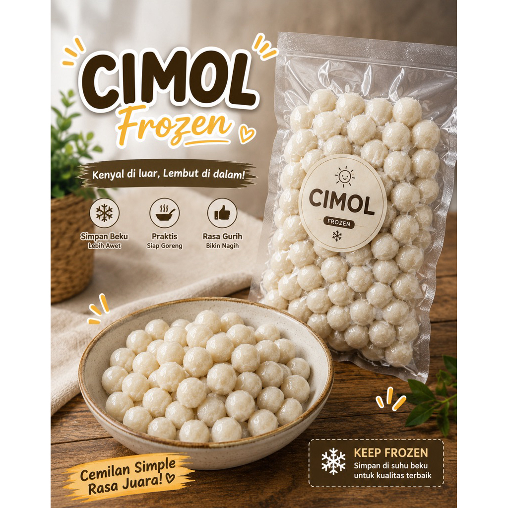 Cimol Frozen Original (Free Bumbu Tabur)