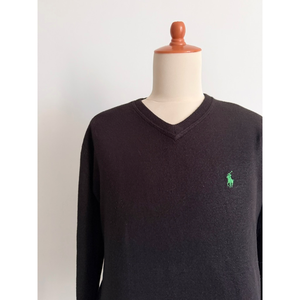 [Preloved] POLO Sweater/Outer Pria - Hitam