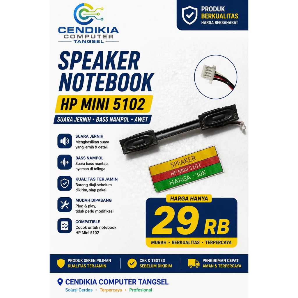 speaker Notebook Hp Mini 5102