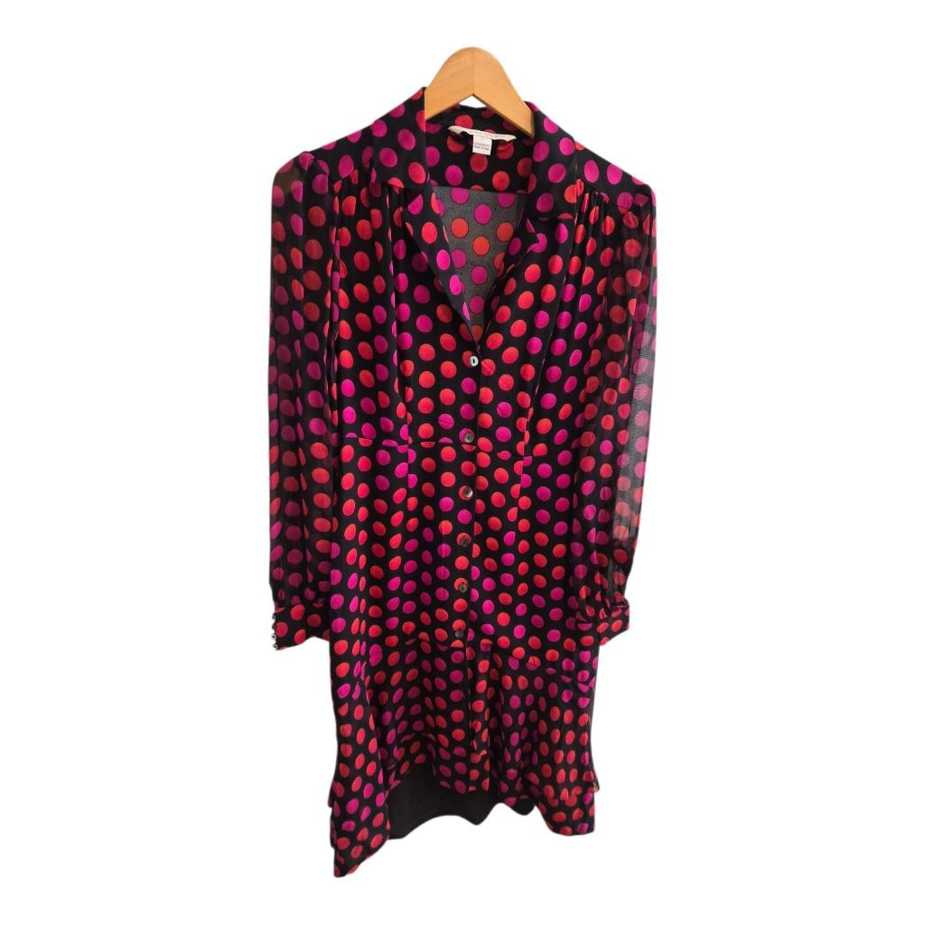 diane von furstenberg polkadot dress