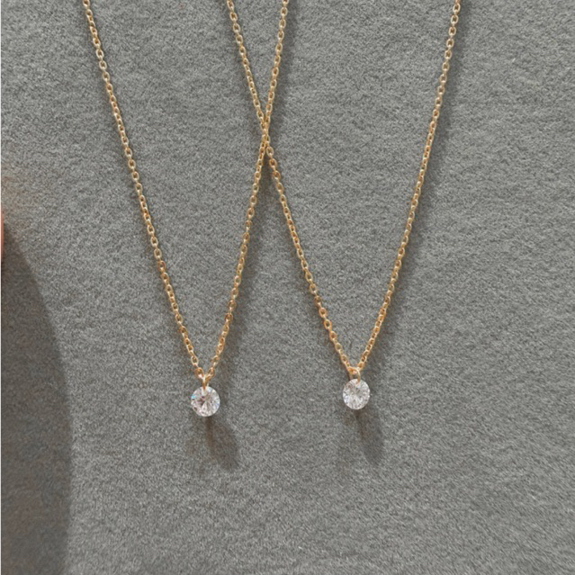 Kalung SOLITAIRE CANDY POP nagita emas asli kadar 375 8K