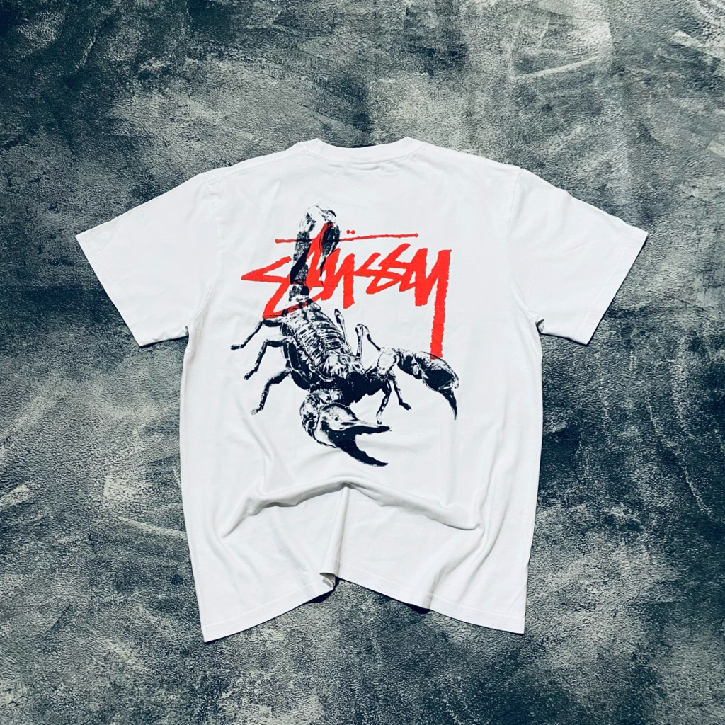 Tshirt Kaos Stussy Scorpion Tee Original