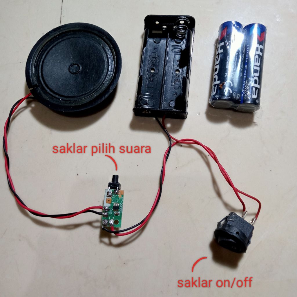 mainan audio suara truk oleng