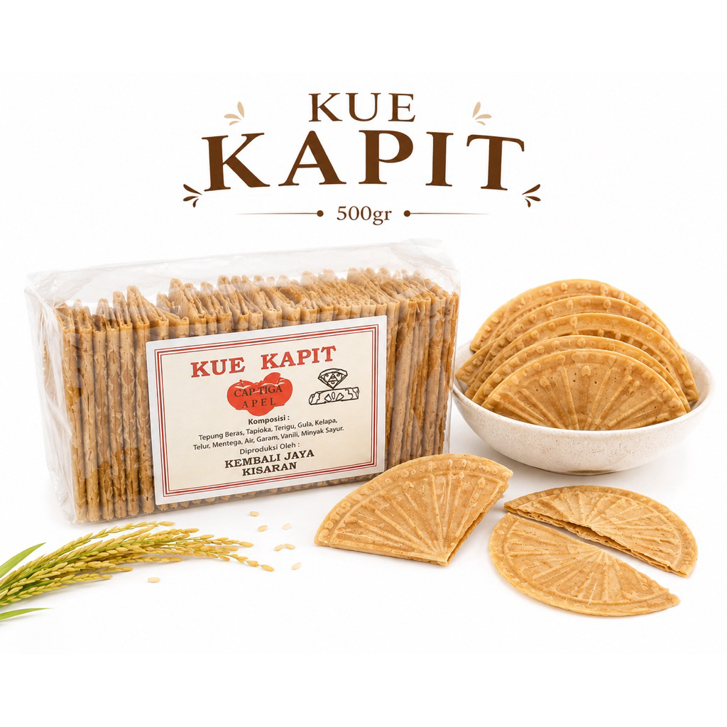 [500GR] KUE KAPIT KIPAS PREMIUM / KUE KAPIT RAPUH